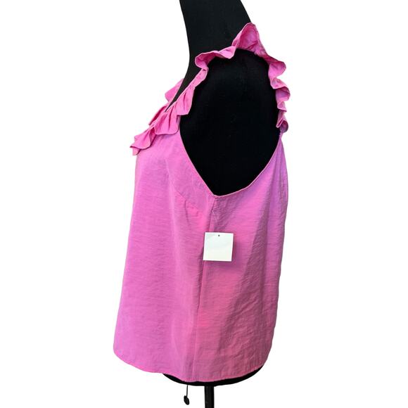 New ~ VERO MODA ~ Queen Sleeveless Frill Top Size XS MODAL - Picture 4 of 7